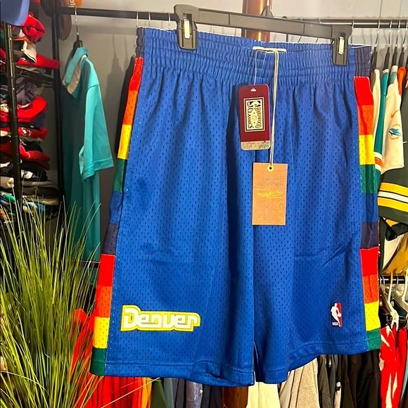 Denver Nuggets Mitchell & Ness Basketball Shorts - Picture 1 of 5